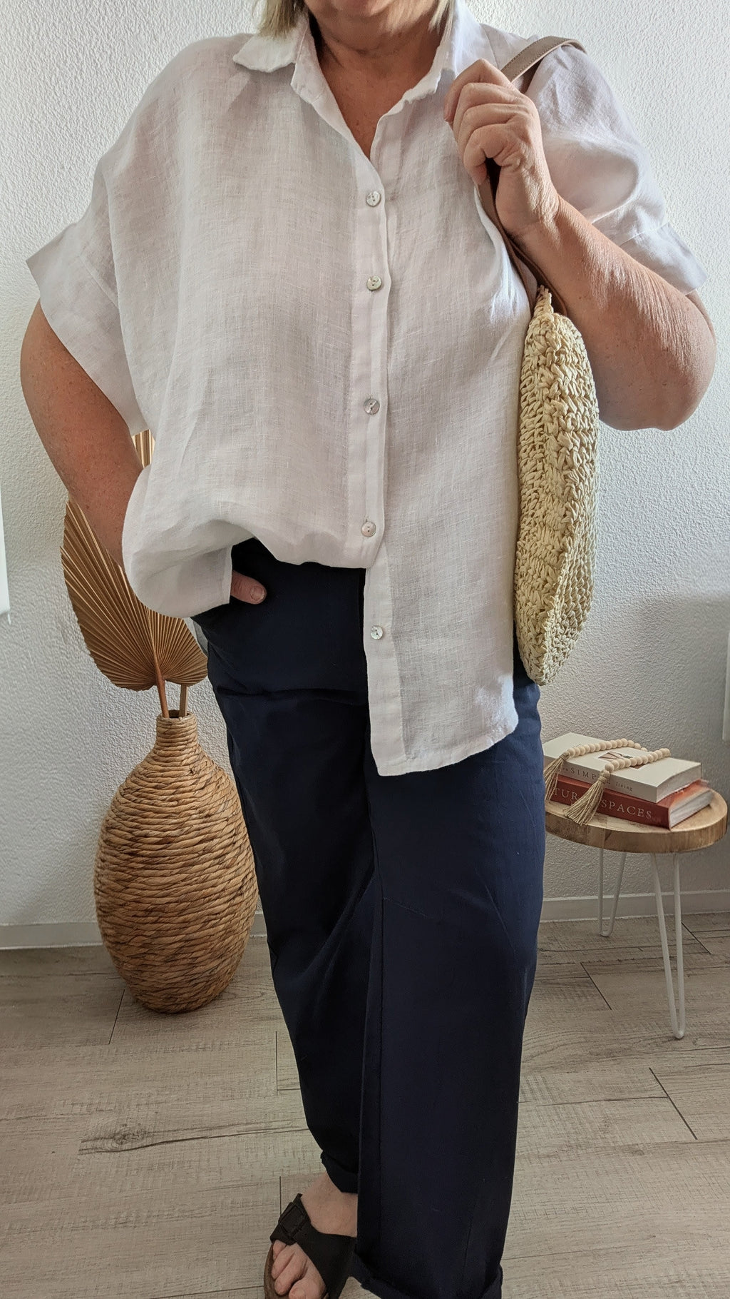 Chemise Julia blanche en lin
