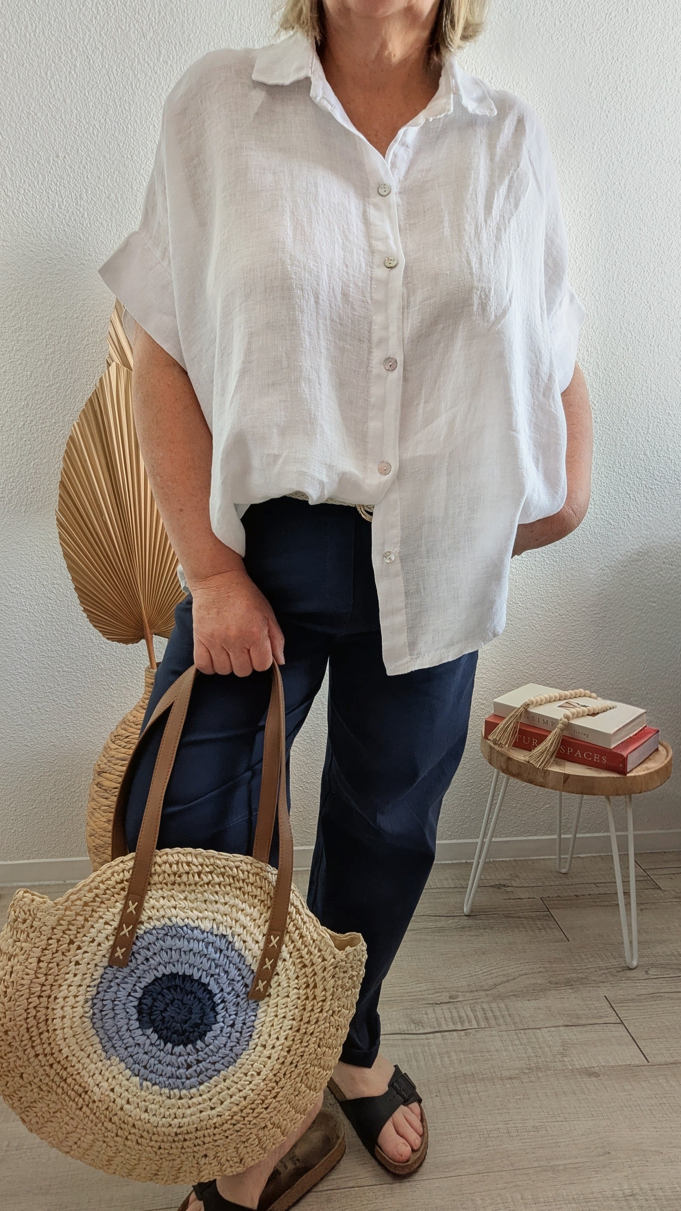 Chemise Julia blanche en lin