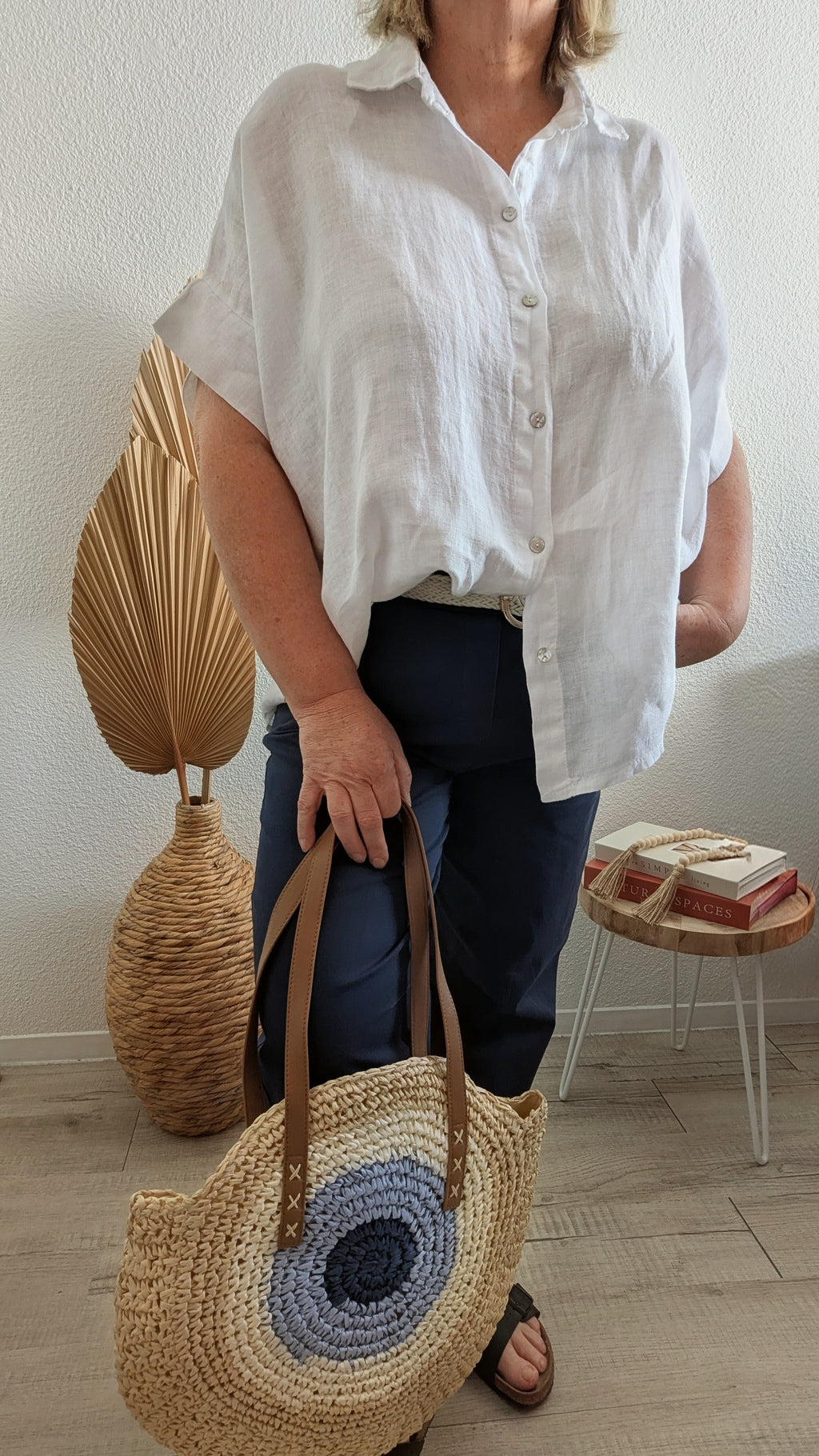 Chemise Julia blanche en lin