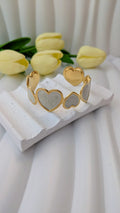 Bracelet jonc réglable en acier inoxydable