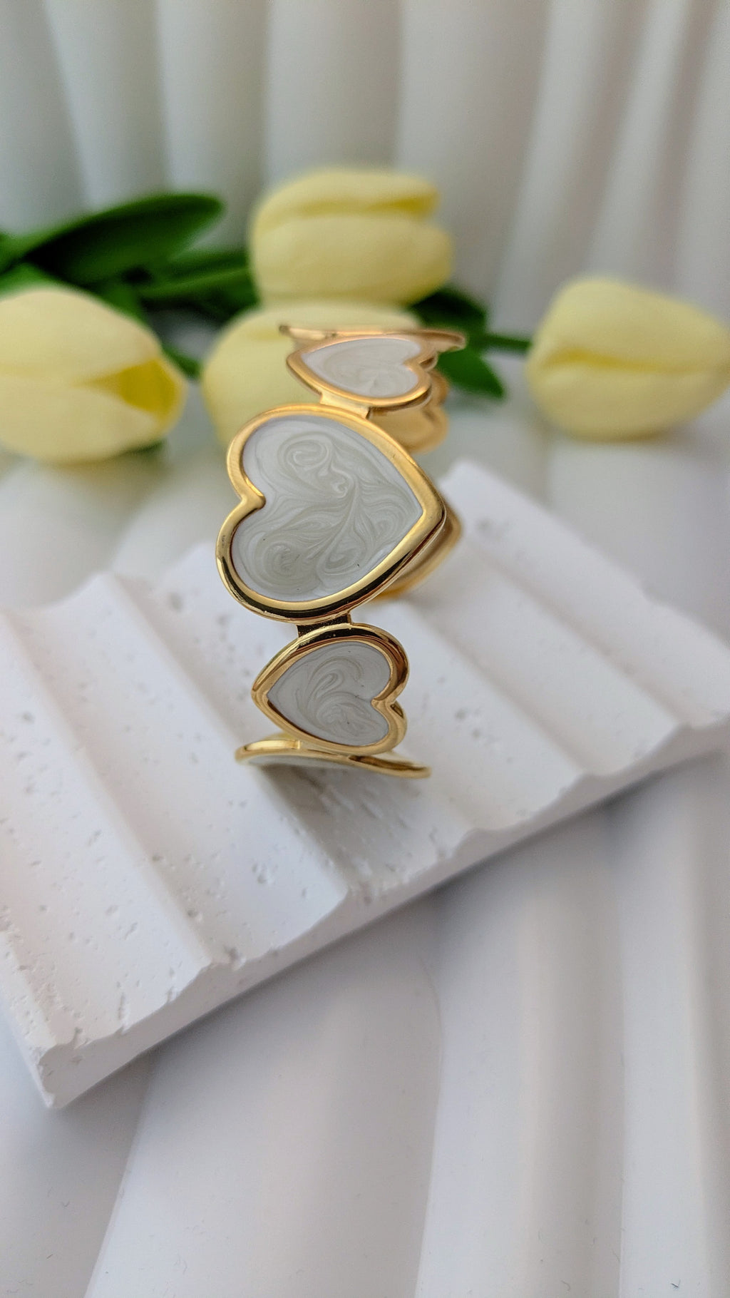 Bracelet jonc réglable en acier inoxydable